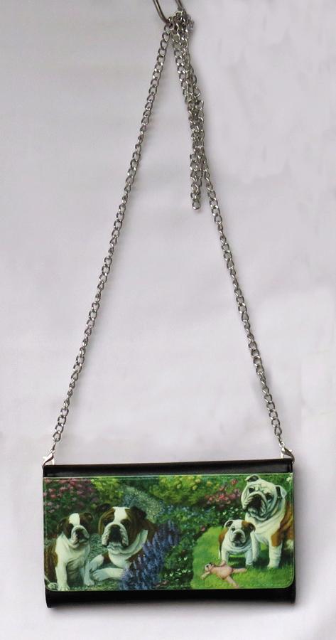 Bulldog 3-4 clutch wallet with chain